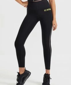P.E NATION MATCH PLAY LEGGING - BLACK WOMEN
