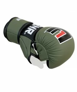 COMBAT CORNER MMA SPAR TRAINING GLOVES - OD GREEN STRIKING