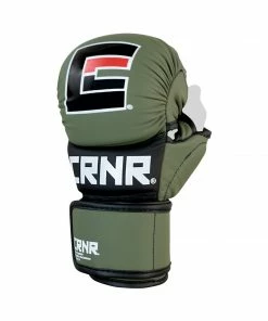 COMBAT CORNER MMA SPAR TRAINING GLOVES - OD GREEN STRIKING