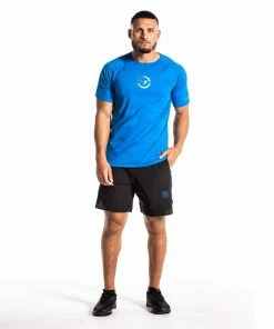 VIRUS ORIGIN V3 ACTIVE SHORTS - BLACK/LEGACY BLUE