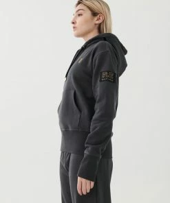 P.E NATION UNIVERSAL HOODIE IN DARK GREY
