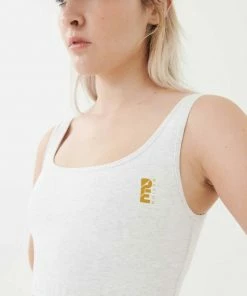 P.E NATION SWIFT SPORTS BRA IN GREY MARL