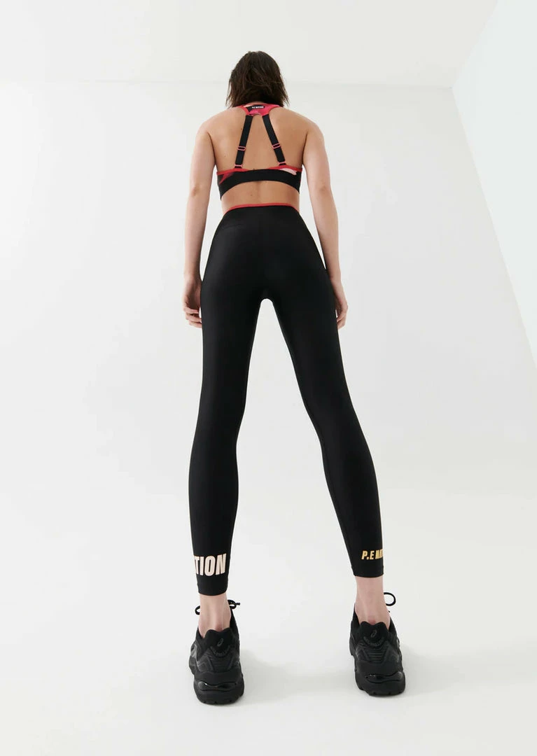P.E NATION WOMEN DOUBLE UNDER LEGGING IN BLACK