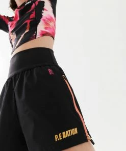 P.E NATION WOMEN HIGH PRESS SHORT IN BLACK