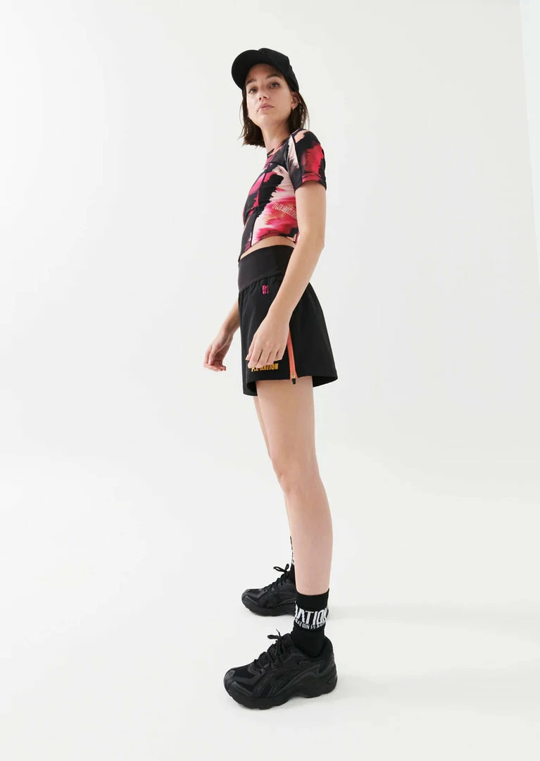 P.E NATION WOMEN HIGH PRESS SHORT IN BLACK