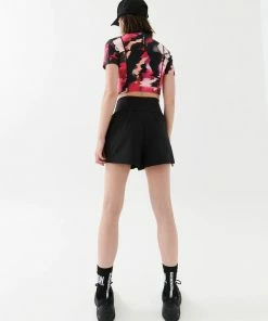 P.E NATION WOMEN HIGH PRESS SHORT IN BLACK