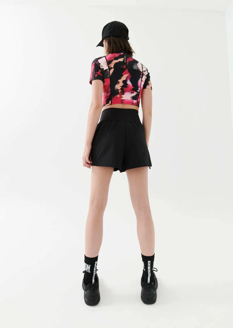 P.E NATION WOMEN HIGH PRESS SHORT IN BLACK