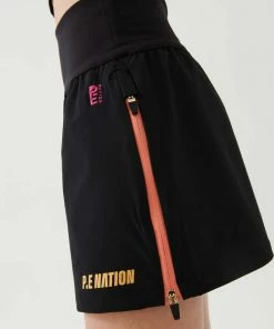 P.E NATION WOMEN HIGH PRESS SHORT IN BLACK