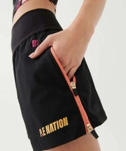 P.E NATION WOMEN HIGH PRESS SHORT IN BLACK