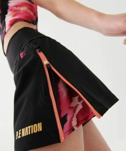 P.E NATION WOMEN HIGH PRESS SHORT IN BLACK