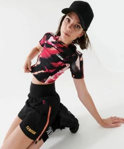 P.E NATION WOMEN HIGH PRESS SHORT IN BLACK