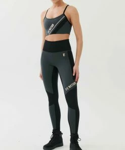 P.E NATION WOMEN LEAGUE LEGGING IN CHARCOAL