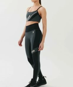 P.E NATION WOMEN LEAGUE LEGGING IN CHARCOAL