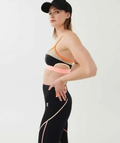 P.E NATION SCOREBOARD SPORTS BRA IN BLACK