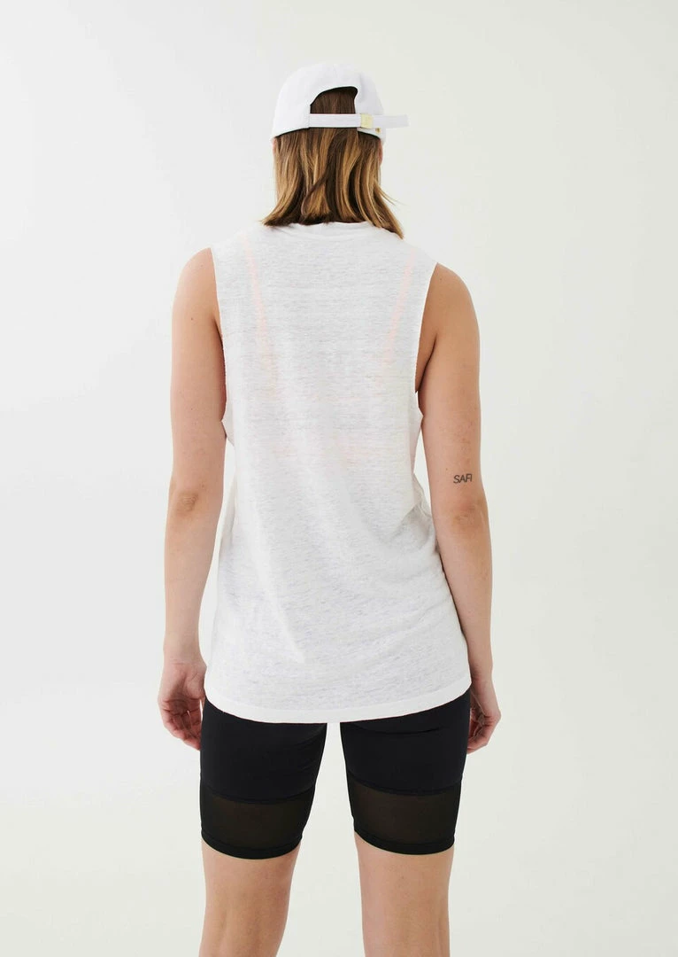 P.E NATION BASE JUMP TANK IN WHITE WOMEN