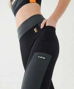 P.E NATION WOMEN BLAST LEGGING IN DARK GREY