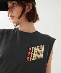 P.E NATION OVERTAKE TANK IN DARK GREY