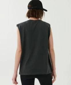 P.E NATION OVERTAKE TANK IN DARK GREY