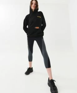 P.E NATION WOMEN OVERTAKE HOODIE IN BLACK