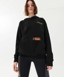 P.E NATION WOMEN OVERTAKE HOODIE IN BLACK