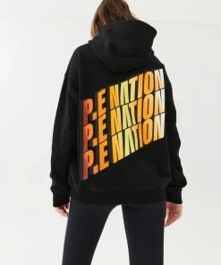 P.E NATION WOMEN OVERTAKE HOODIE IN BLACK