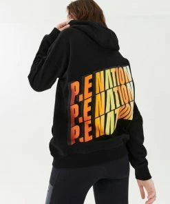 P.E NATION WOMEN OVERTAKE HOODIE IN BLACK