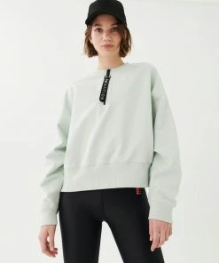 P.E NATION WOMEN WONDERGOAL SWEAT IN CELADON