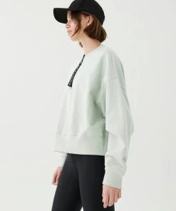 P.E NATION WOMEN WONDERGOAL SWEAT IN CELADON