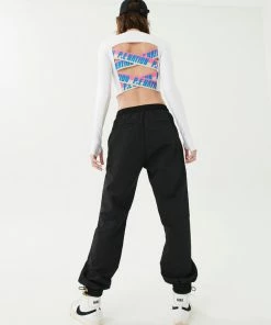 P.E NATION HALF VOLLEY TRACKPANT IN BLACK