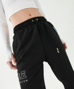 P.E NATION HALF VOLLEY TRACKPANT IN BLACK