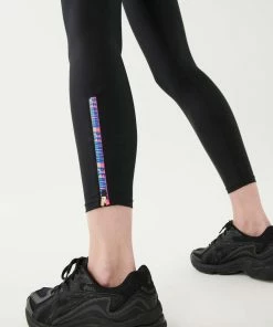 P.E NATION TIEBREAK LEGGING IN BLACK