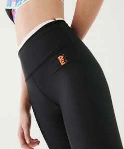 P.E NATION TIEBREAK LEGGING IN BLACK