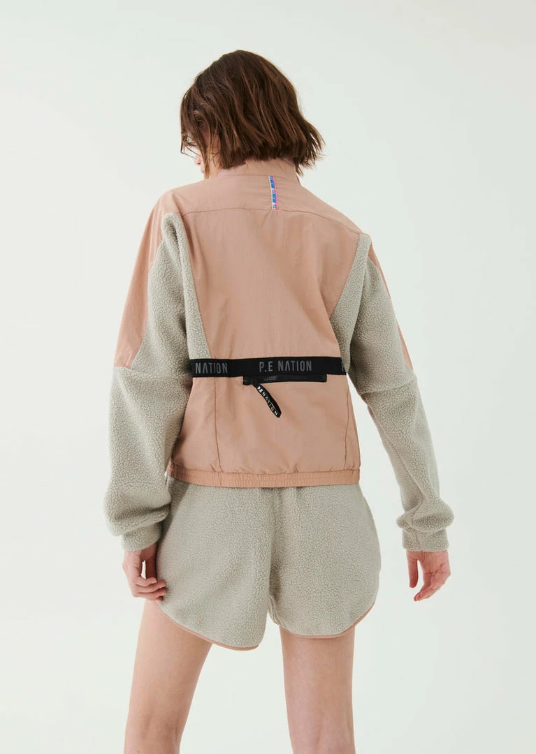 P.E NATION STATIC JACKET IN SIROCCO