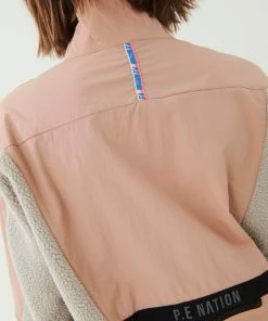 P.E NATION STATIC JACKET IN SIROCCO
