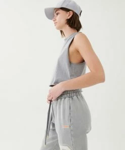 P.E NATION WOMEN SOLAR TANK IN SILVER