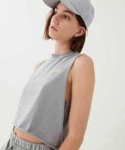 P.E NATION WOMEN SOLAR TANK IN SILVER