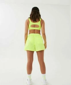 P.E NATION STARTING BLOCK SHORT IN SAFETY YELLOW