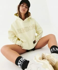 P.E NATION WOMEN CLUBHOUSE HOODIE IN MINT FROST