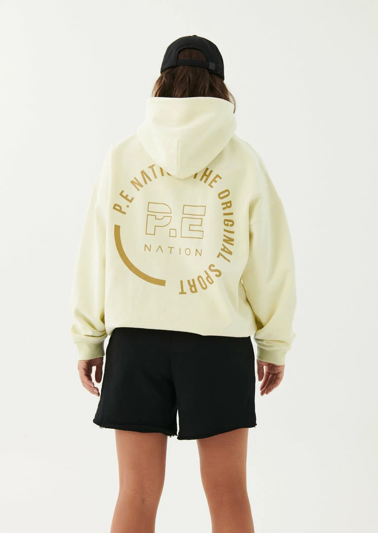 P.E NATION WOMEN CLUBHOUSE HOODIE IN MINT FROST