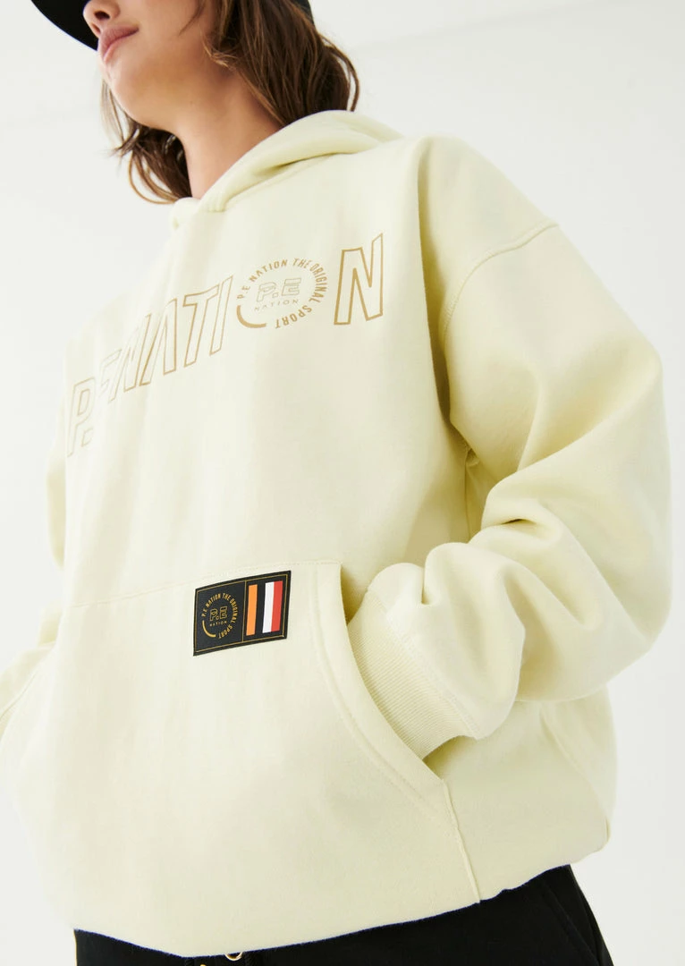 P.E NATION WOMEN CLUBHOUSE HOODIE IN MINT FROST