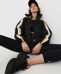 P.E NATION BACKSWING JACKET IN BLACK WOMEN