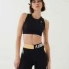P.E NATION BACKSWING SPORTS BRA IN BLACK