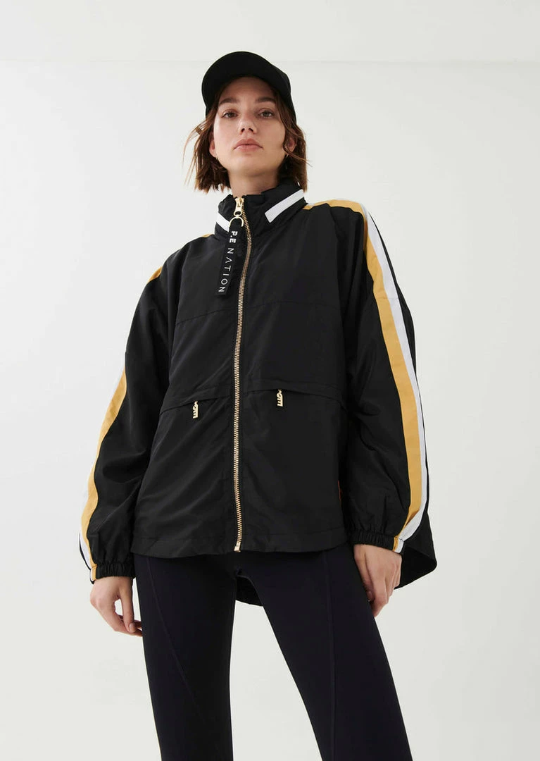 P.E NATION BACKSWING JACKET IN BLACK WOMEN