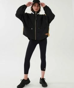 P.E NATION BACKSWING JACKET IN BLACK WOMEN