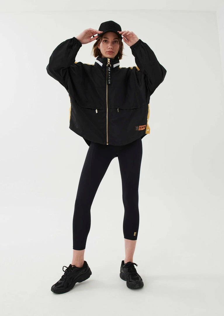 P.E NATION BACKSWING JACKET IN BLACK WOMEN