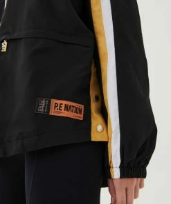 P.E NATION BACKSWING JACKET IN BLACK WOMEN