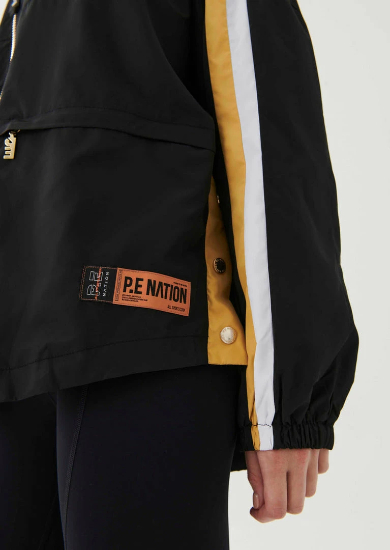 P.E NATION BACKSWING JACKET IN BLACK WOMEN