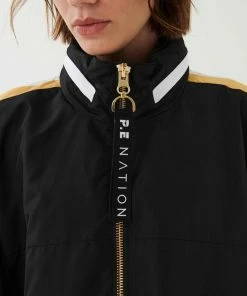 P.E NATION BACKSWING JACKET IN BLACK WOMEN