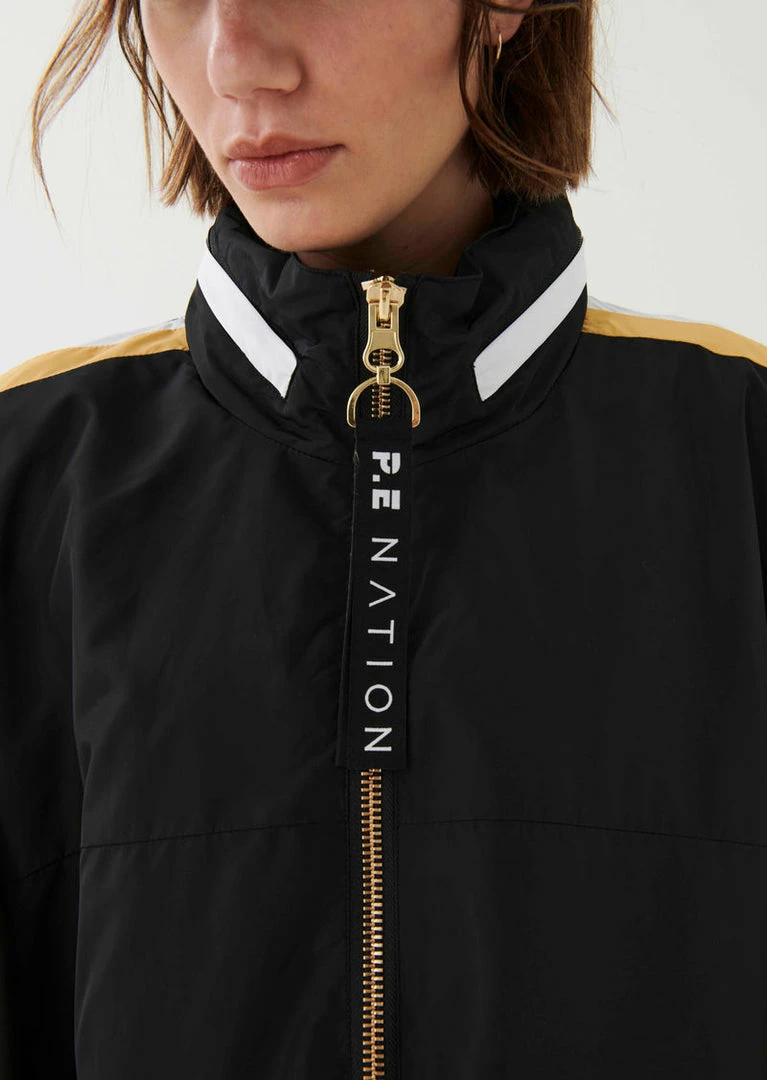 P.E NATION BACKSWING JACKET IN BLACK WOMEN