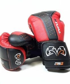 RIVAL BOXING RIVAL RB10 INTELLI-SHOCK BAG GLOVES - BLACK/RED